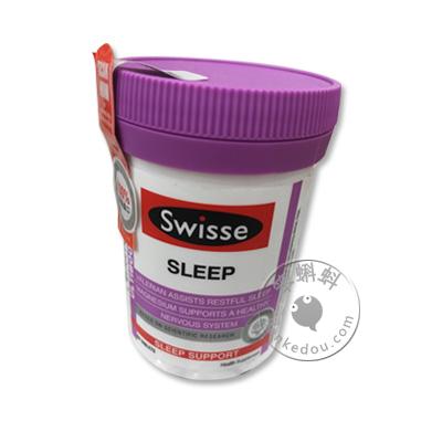 香港代购 澳洲Swisse睡眠片60粒 (Swisse Sleep 不含褪黑素 帮助改善睡眠)